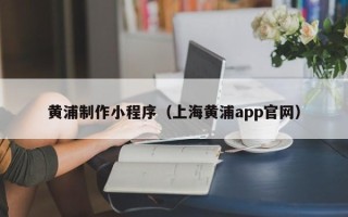 那曲黄浦制作小程序（上海黄浦app官网）