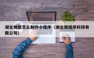 那曲湖北微信怎么制作小程序（湖北微程序科技有限公司）